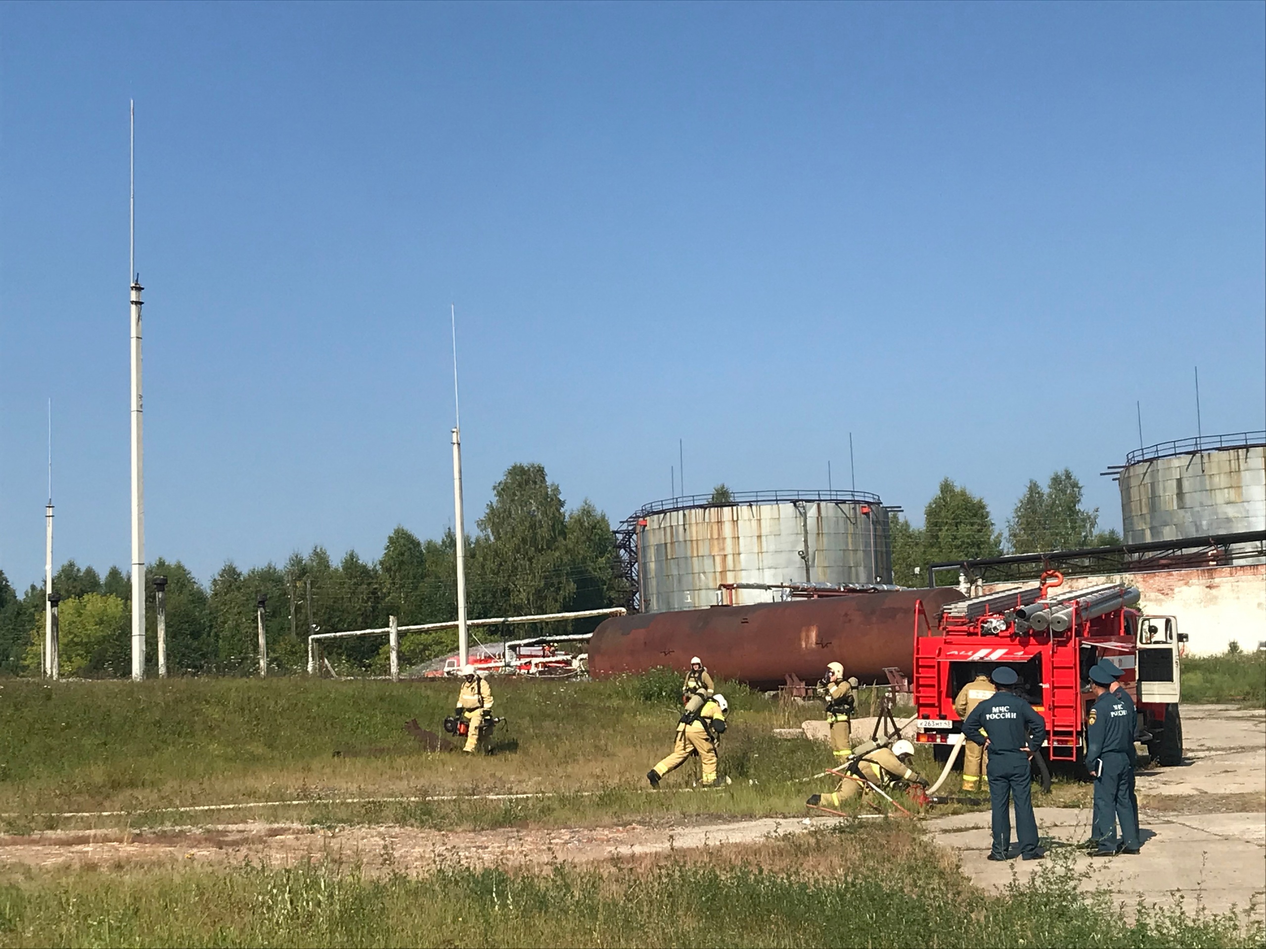 Командно - штабные учения на территории ЗАТО Первомайский.